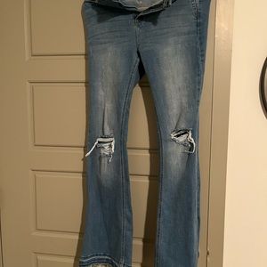 KanCan Flare Distressed Jeans